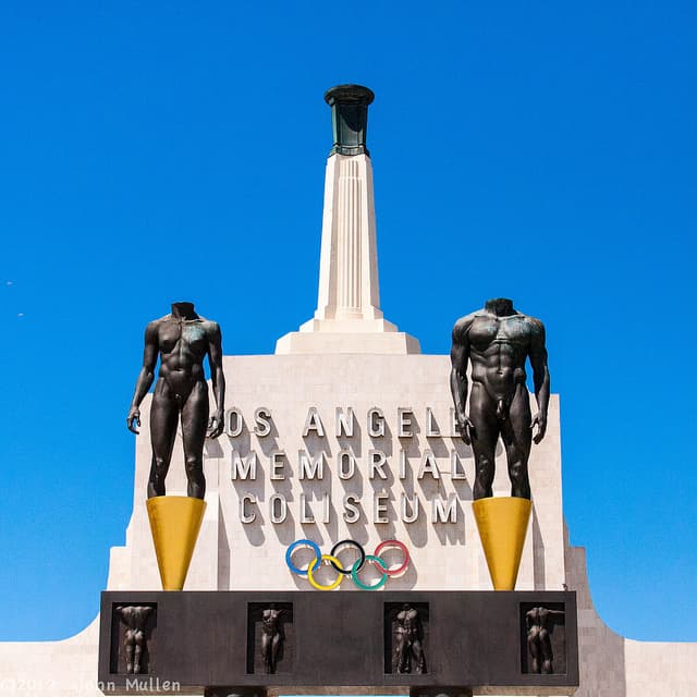 Olympic Gateway Sculptures - LA Memorial Coliseum